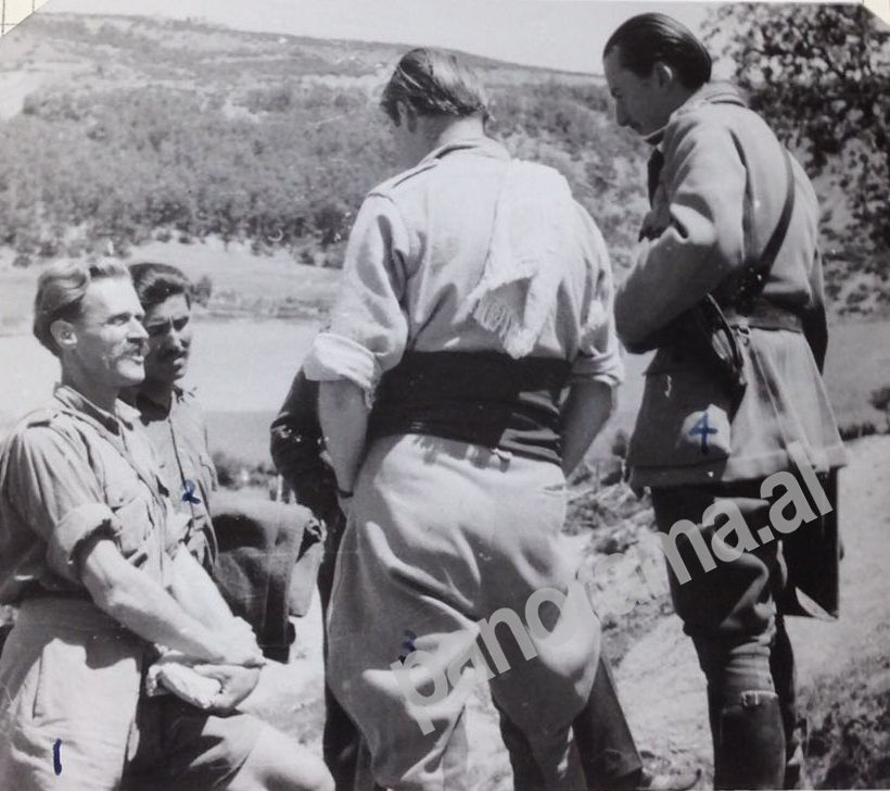 Oficerë britanikë në Shqipëri gjatë luftës: Amery, Meklein, Neel dhe Ridell