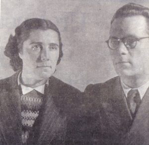 Zef Mala me bashkëshorten Afërdita Shahini